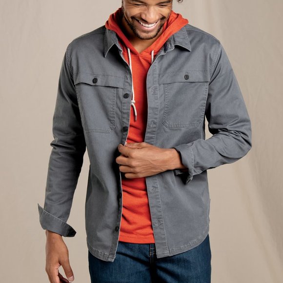 Toad&Co Highroad Shirt Jacket Button Down LS - Picture 1 of 7